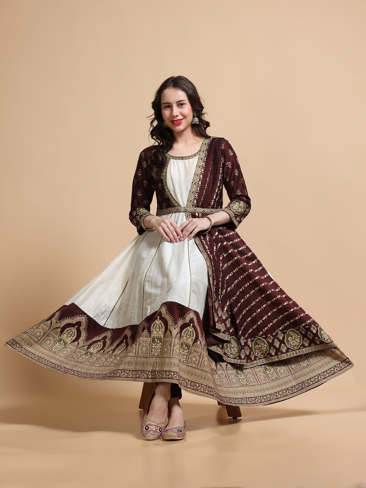 High Premium Kali with Draping - HP084 Flared View